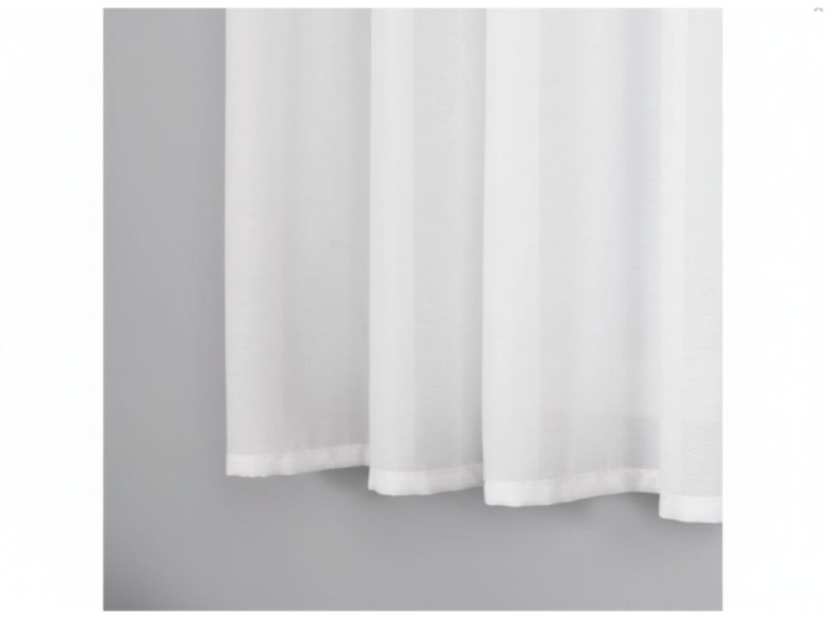 Dekorační záclona s kroužky BASIC bílá 145x170 cm (cena za 1 kus) MyBestHome