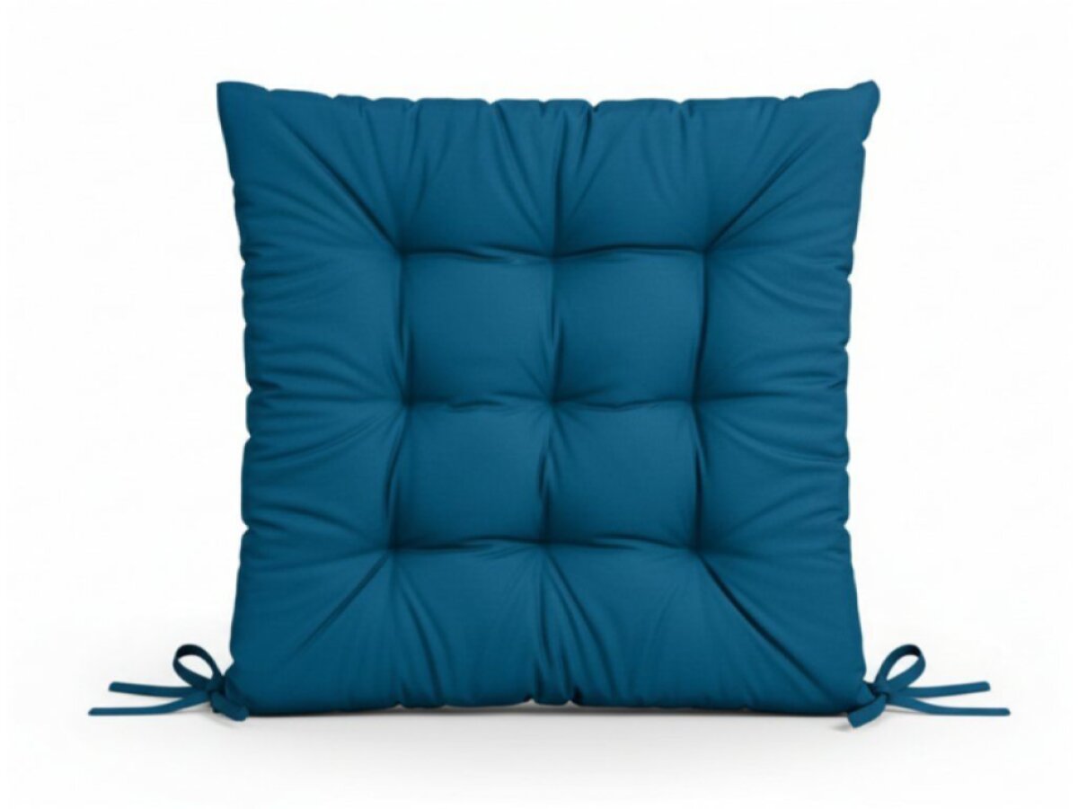 Zahradní prošívaný podsedák na židli GIARDINO modrá 40x40 cm Mybesthome
