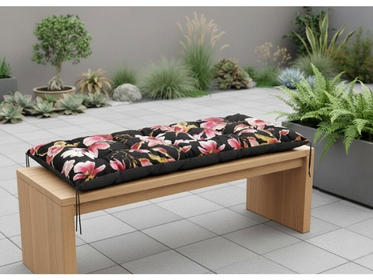 Prošívané sezení na lavici WILSON vzor 65 různé rozměry, polstr na zahradní lavici - sedák Mybesthome
