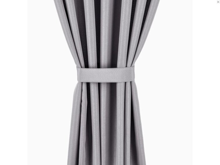 Venkovní zahradní závěs s tunýlkem BOGOTA šedá 05 různé rozměry MyBestHome