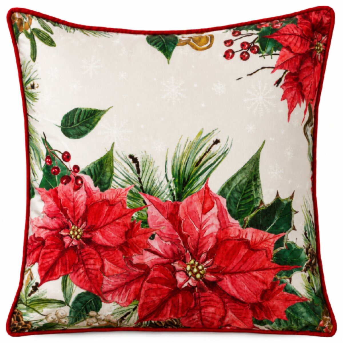 Vánoční povlak na polštář CHRISTMAS STAR 45x45 cm