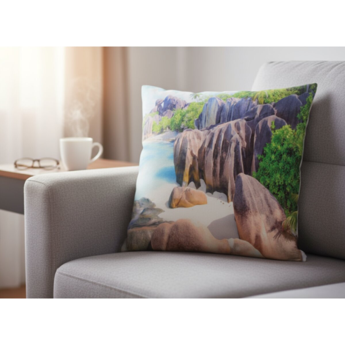 Povlak na polštář EXOTIC 40x40 cm skalnaté pobřeží MyBestHome