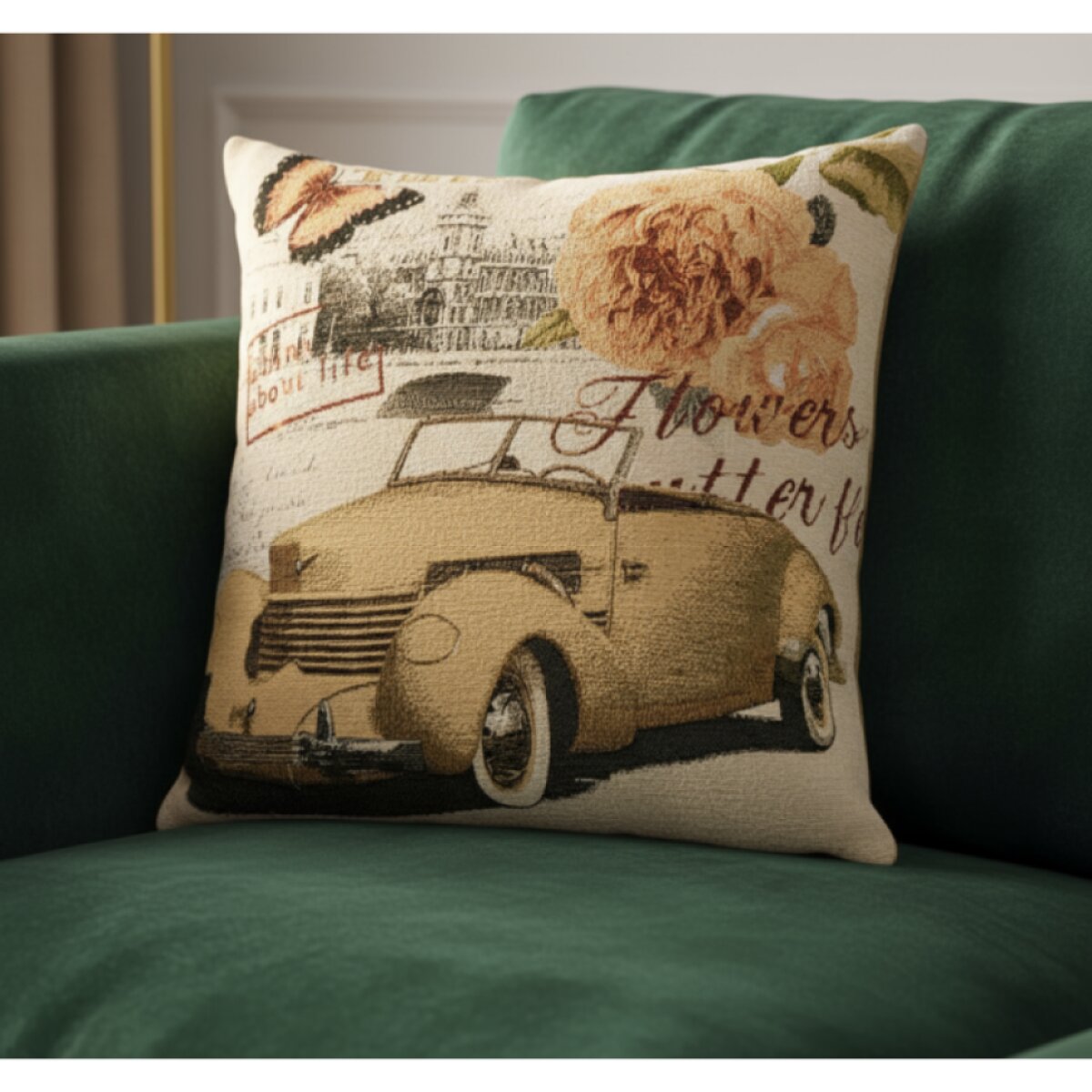 Povlak na polštář CARS 03 45x45 cm gobelín, MyBestHome