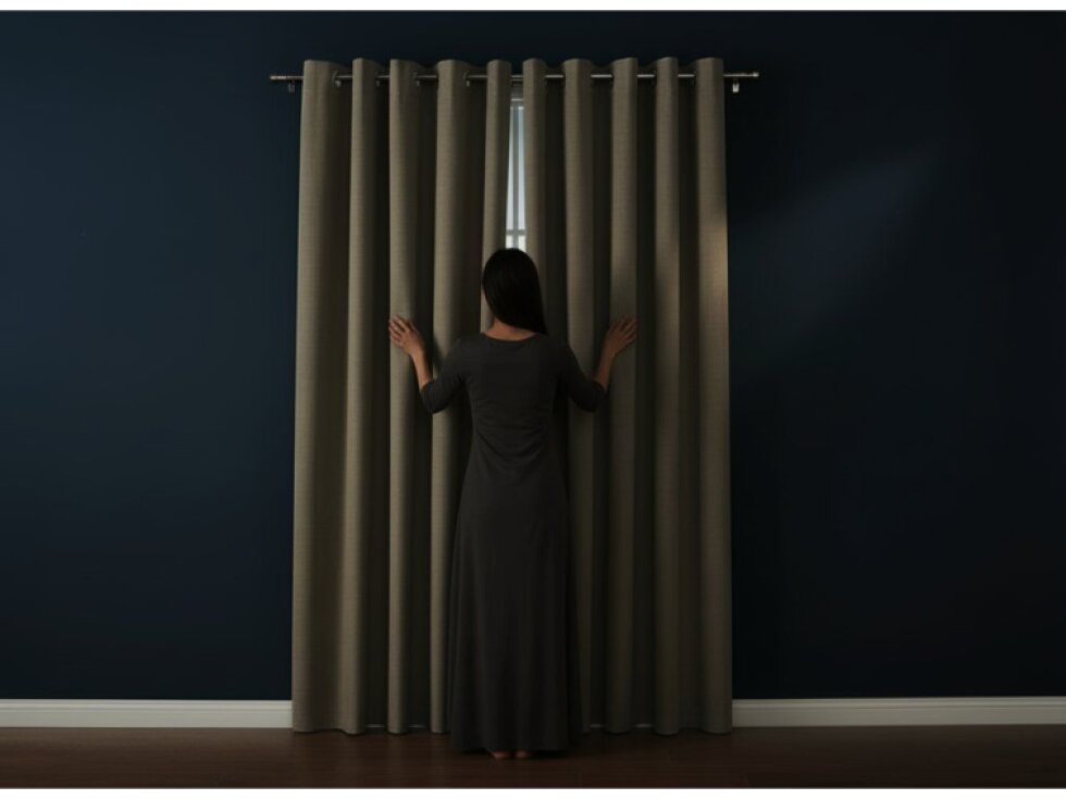 Dekorační zatemňující závěs SUPER BLACKOUT s kroužky pastelová šedá color 003 (cena za 1 kus) 140x250 cm 100% stínění Mybesthome