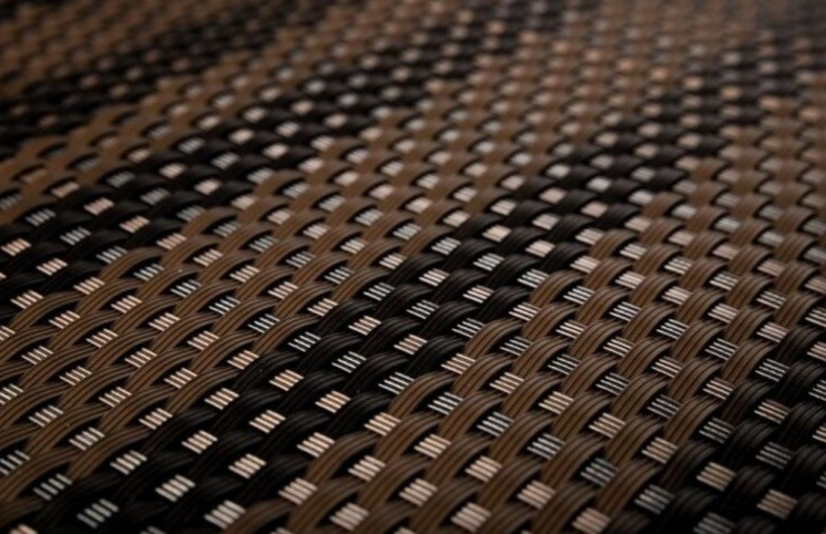 Balkonová ratanová zástěna s očky MALMO výška 90 cm, 100 cm, 110 cm - cena za 1 běžný metr mix hnědá MyBestHome