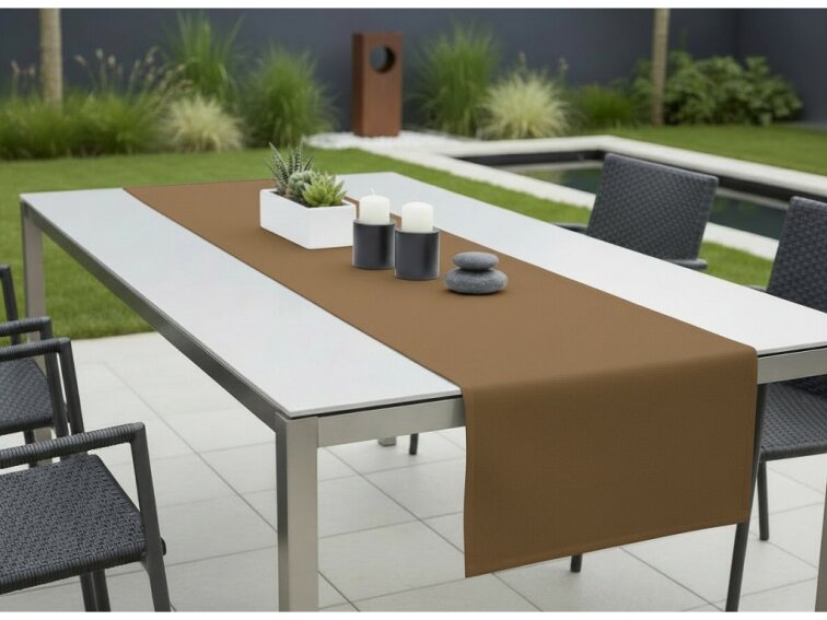 Venkovní běhoun - ubrus RUNNER color 44 cappuccino, různé rozměry Mybesthome
