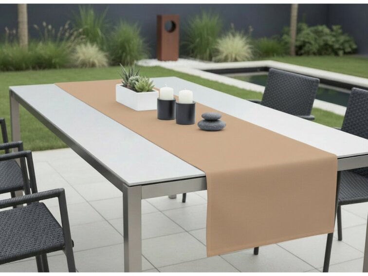 Venkovní běhoun - ubrus RUNNER color 21 béžová, různé rozměry Mybesthome