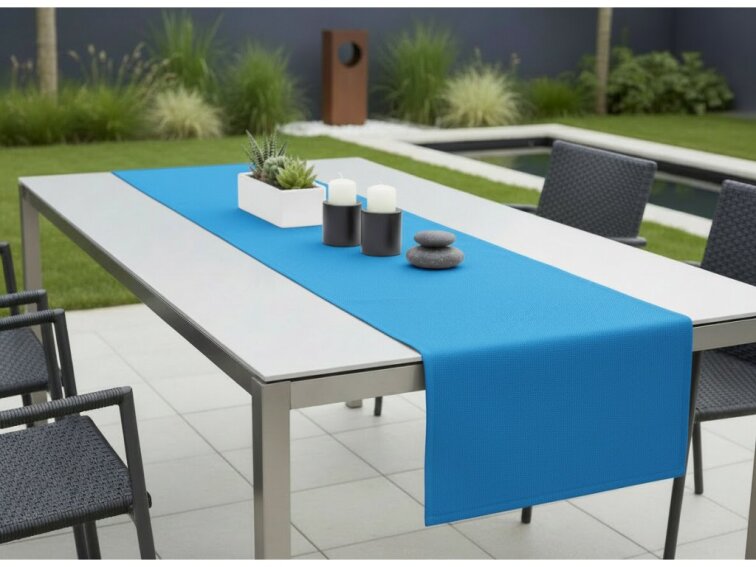 Venkovní běhoun - ubrus RUNNER color 39 modrá, různé rozměry Mybesthome