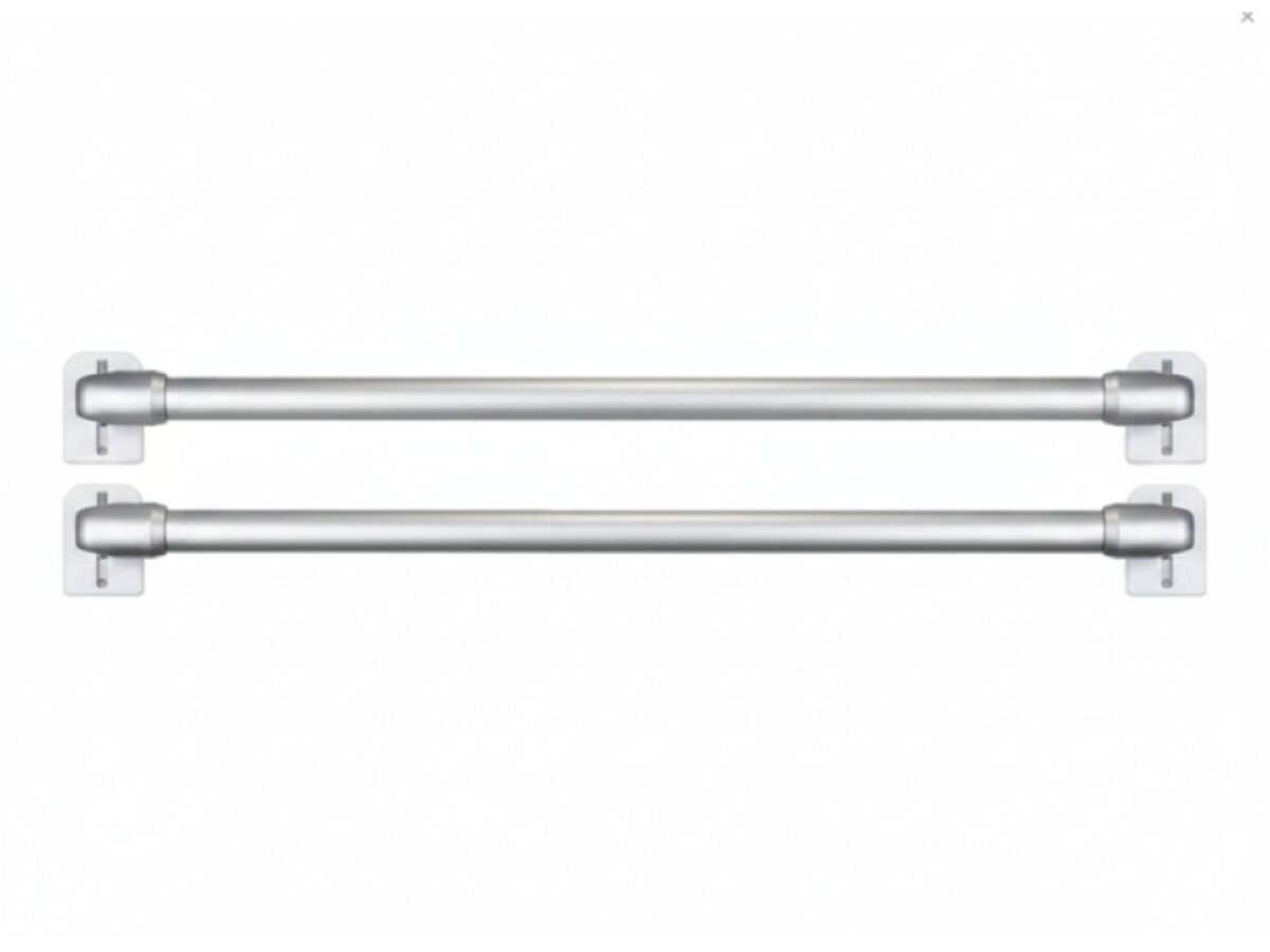 Vitrážová teleskopická samolepící tyč - vitrážka VARIO MAXI 2 kusy stříbrná 80-120 cm, 100-180 cm Mybesthome