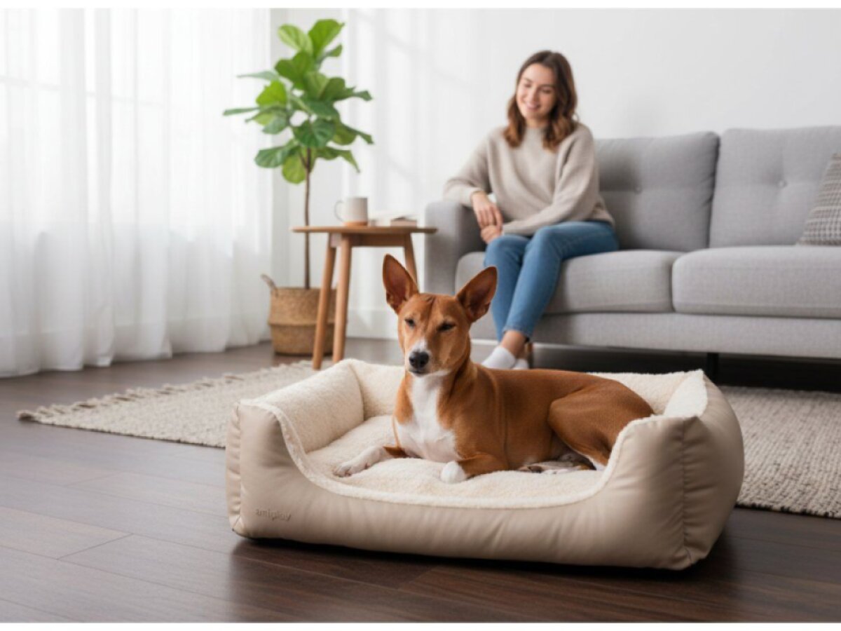 Pelíšek pro psa ARTHUR SOFA béžová velikost XS, S, M, L, XL, XXL