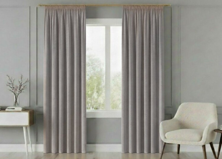 Dekorační závěs s řasící páskou VALMONT 140 cm x 250 nebo 260 cm color 005 světle šedá (cena za 1 kus) MyBestHome