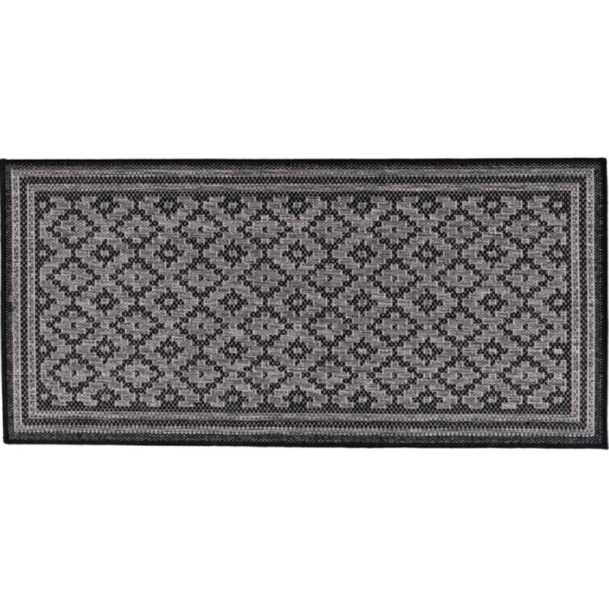 Venkovní vzorovaný koberec - běhoun NEW OUTDOOR ROMBI 80x150 cm Multidecor