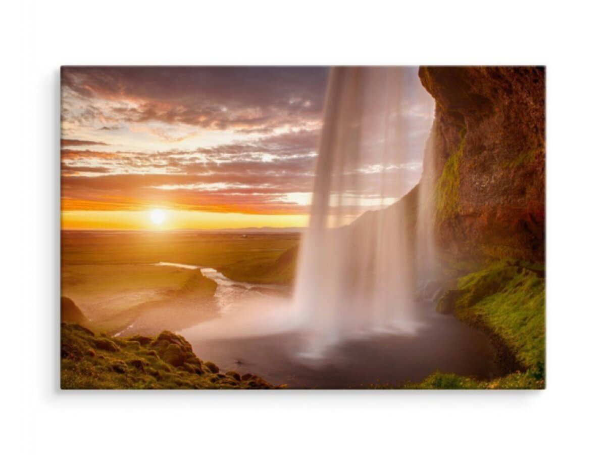 Plátno Vodopád Seljalandsfoss Na Islandu