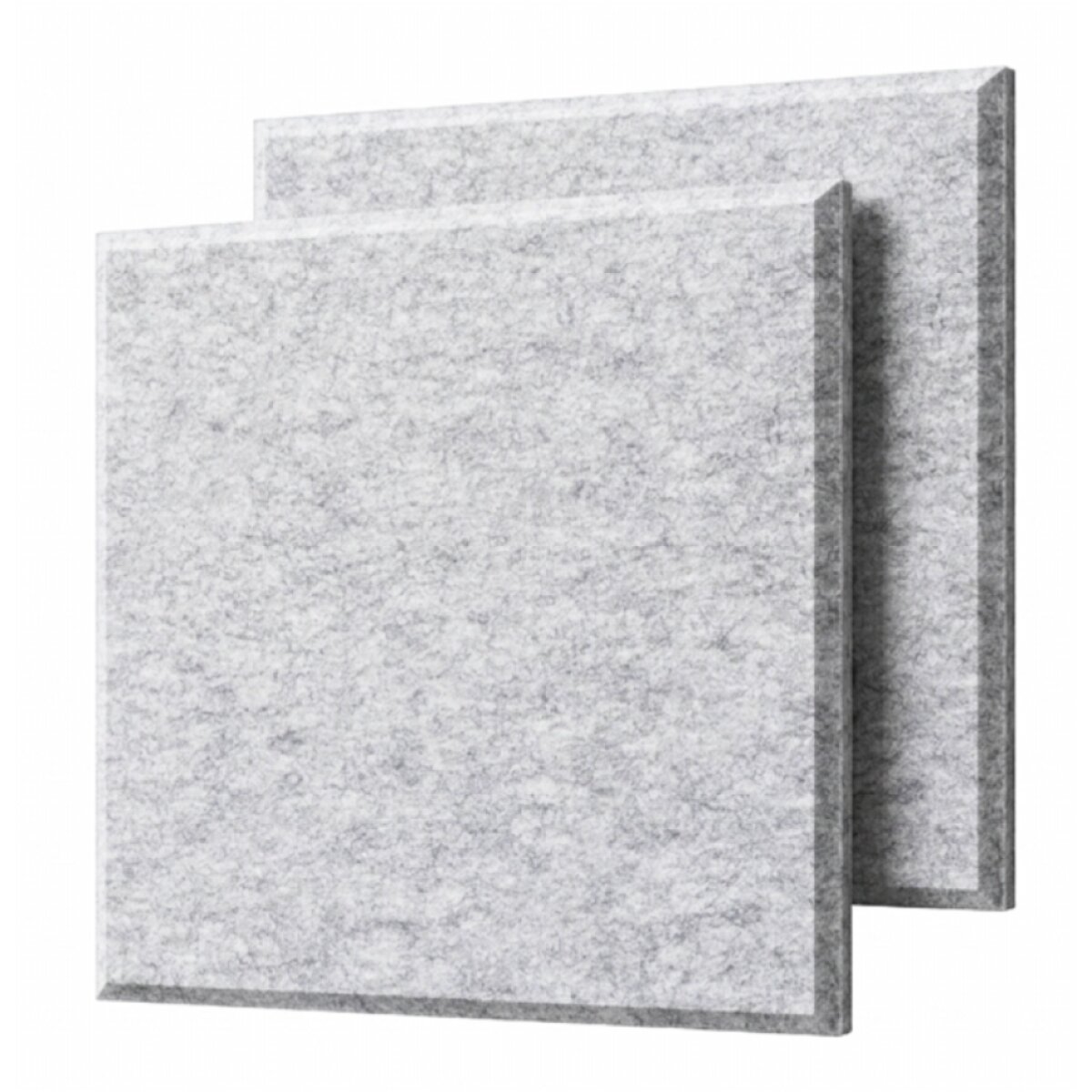 Dekorativní filcový nástěnný panel CROSS šedá 40x40 cm čtverec - Cena za 2 kusy v balení