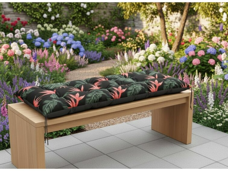 Prošívané sezení na lavici WILSON vzor 114 různé rozměry, polstr na zahradní lavici - sedák Mybesthome