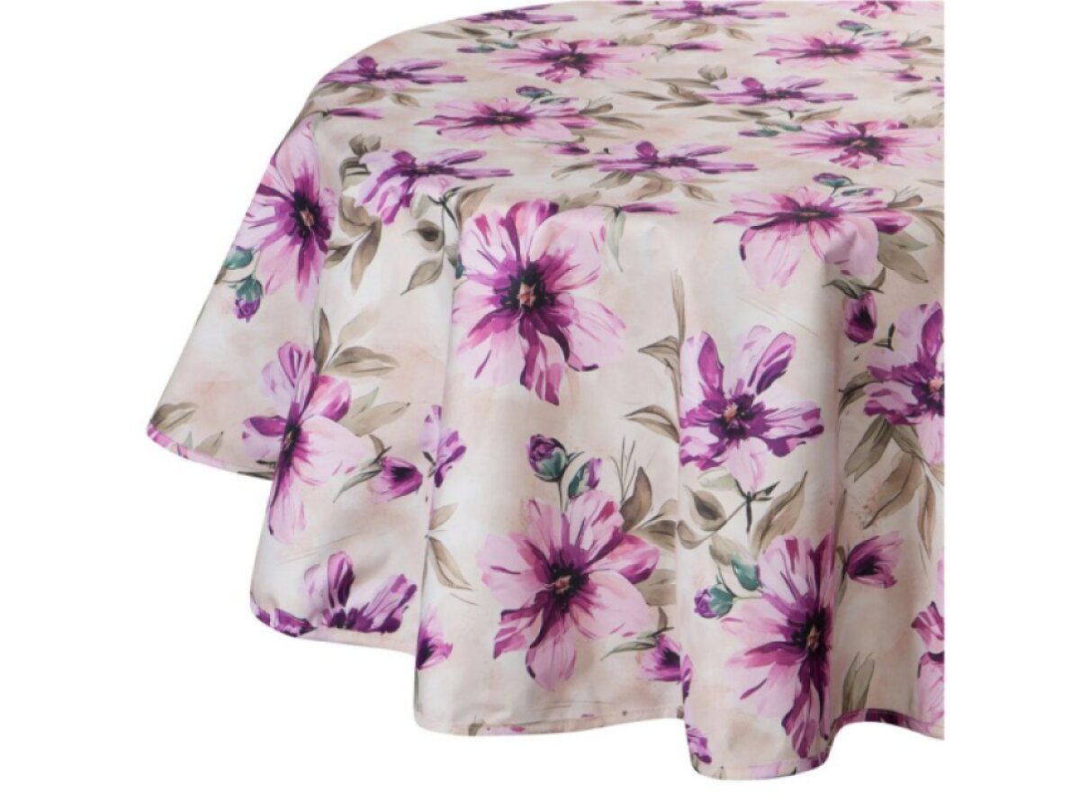 Venkovní vzorovaný ubrus FLOWERS I. Ø 150 cm Mybesthome
