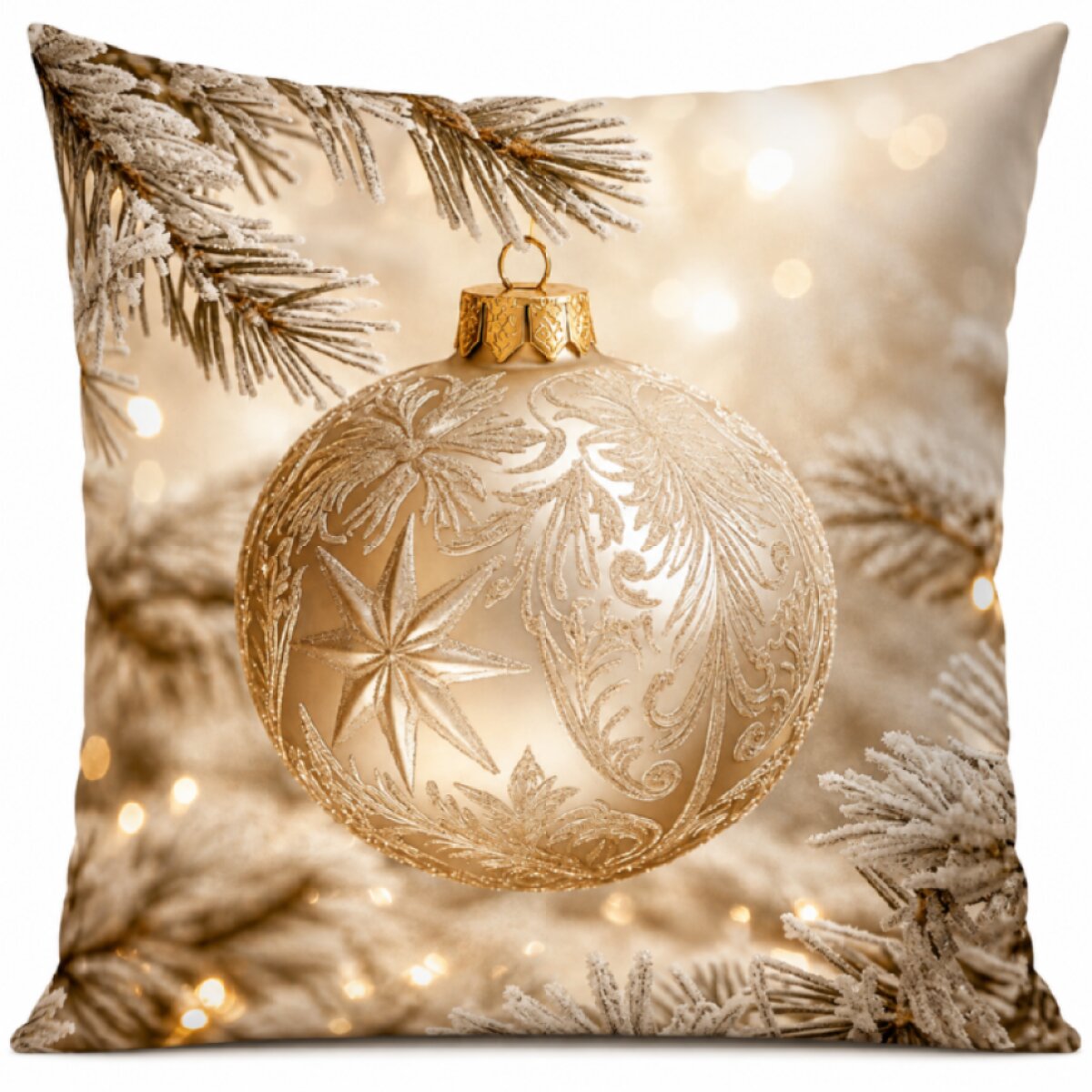 Vánoční povlak na polštář CHRISTMAS BALL 40x40 cm