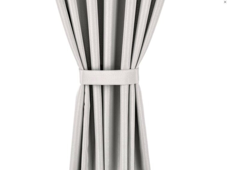 Venkovní zahradní závěs s tunýlkem BOGOTA světle šedá 01 různé rozměry MyBestHome