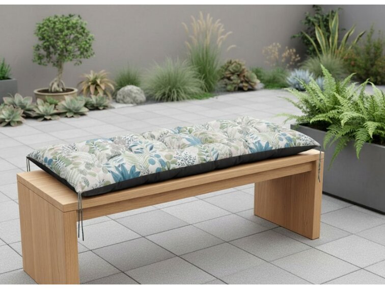 Prošívané sezení na lavici WILSON vzor 137 různé rozměry, polstr na zahradní lavici - sedák Mybesthome