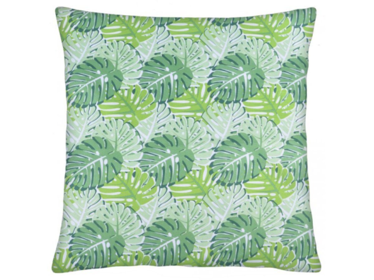 Vzorovaný venkovní polštář s výplní MARKO vzor MONSTERA - 50x50 cm Mybesthome