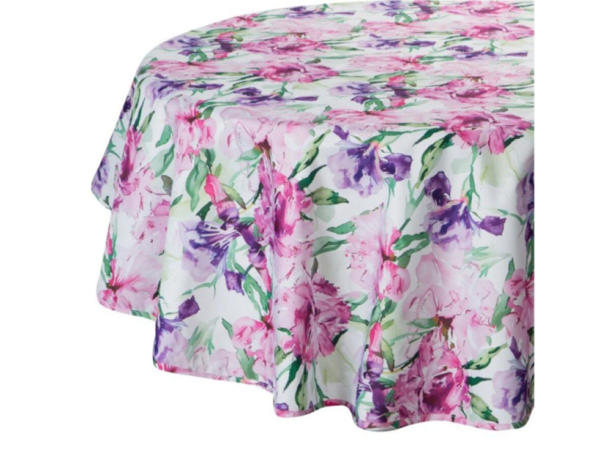 Venkovní vzorovaný ubrus FLOWERS III. Ø 150 cm Mybesthome