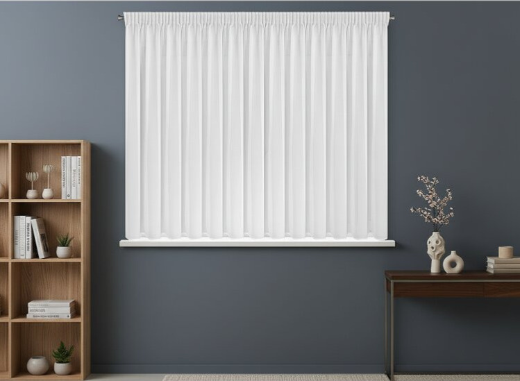 Dekorační krátká matná šifonová záclona s řasící páskou BETTY TAPE 400x160 cm bílá MyBestHome
