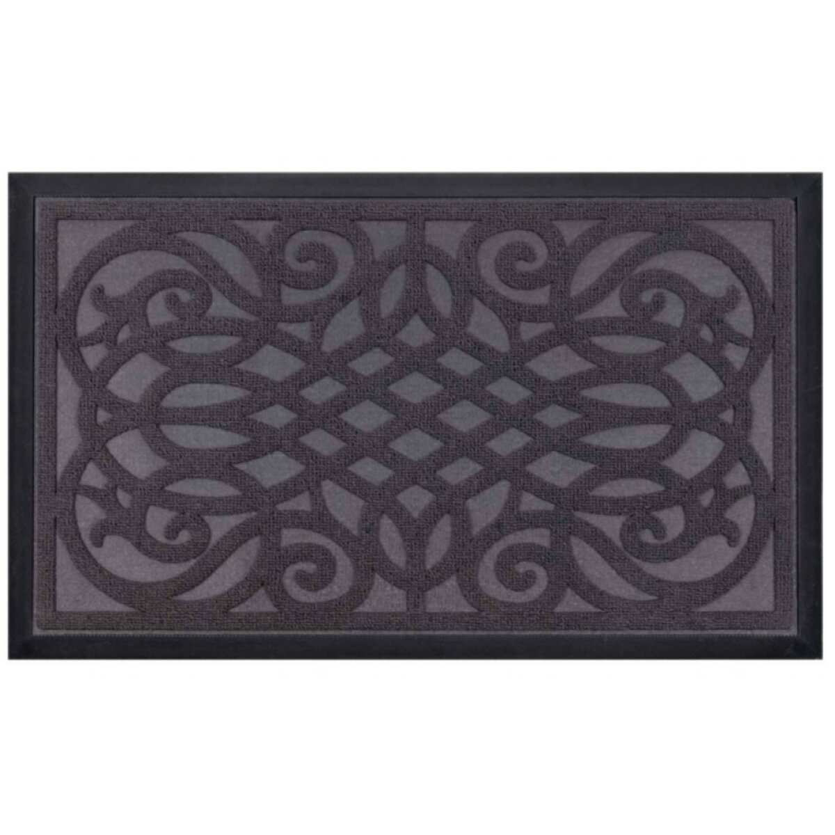 Gumová rohožka - předložka TIVOLI ORNAMENT šedá 40x60 cm, 45x75 cm