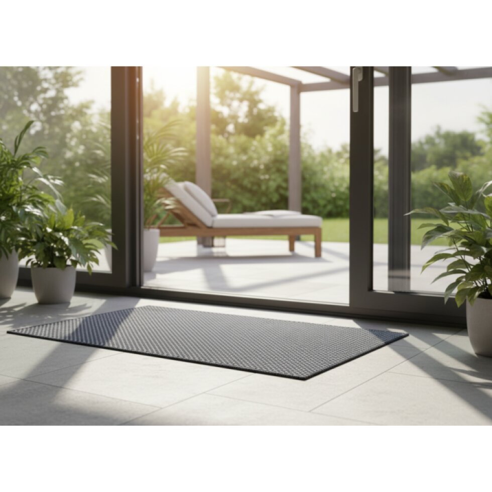 Venkovní vzorovaný kobereček CLYDE BASIC 50x80 cm Multidecor