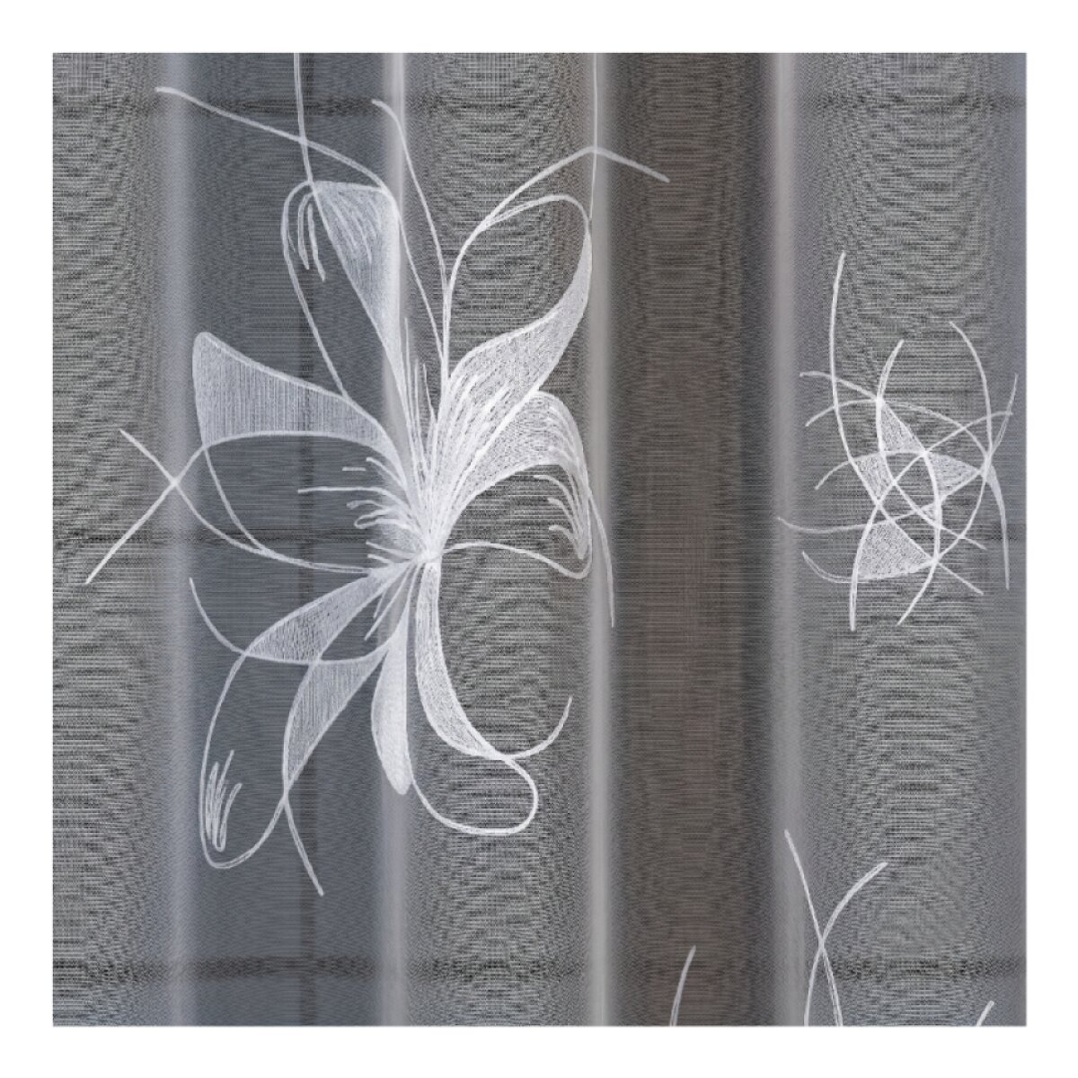 Dekorační žakárová záclona s řasící páskou PAULINA 150 bílá 300x150 cm MyBestHome