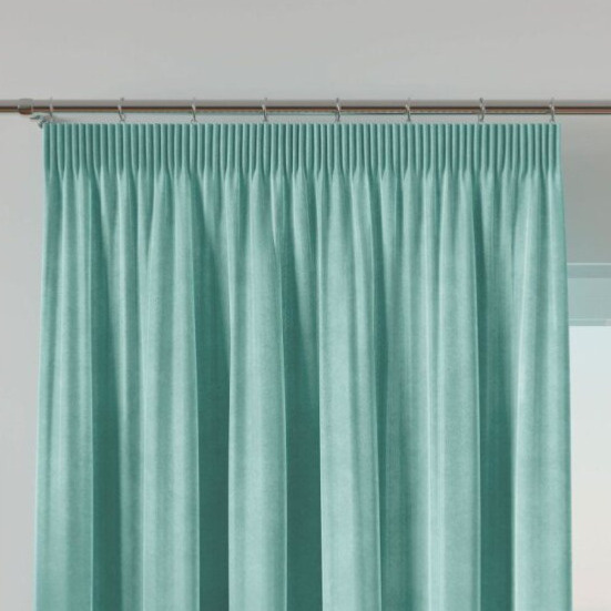 Dekorační závěs s řasící páskou VALMONT 140 cm x 250 nebo 260 cm color 007 mátová (cena za 1 kus) MyBestHome