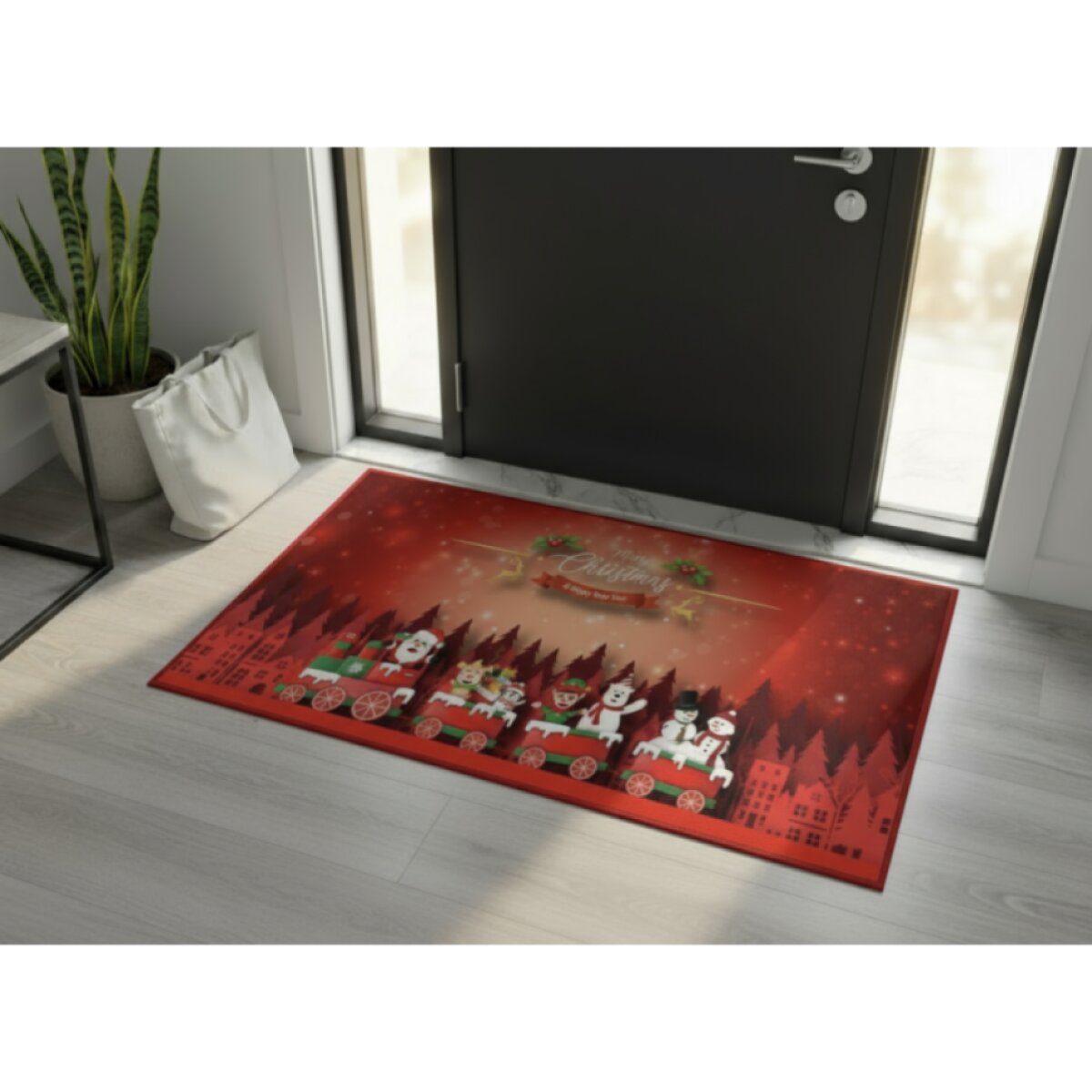 Vánoční rohožka - předložka CHRISTMAS TIME motiv V. 60x90 cm Mybesthome