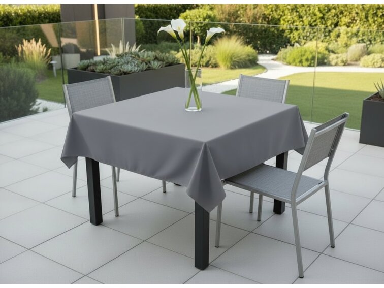 Venkovní čtvercový ubrus TERRA color 23 šedá, různé rozměry Mybesthome