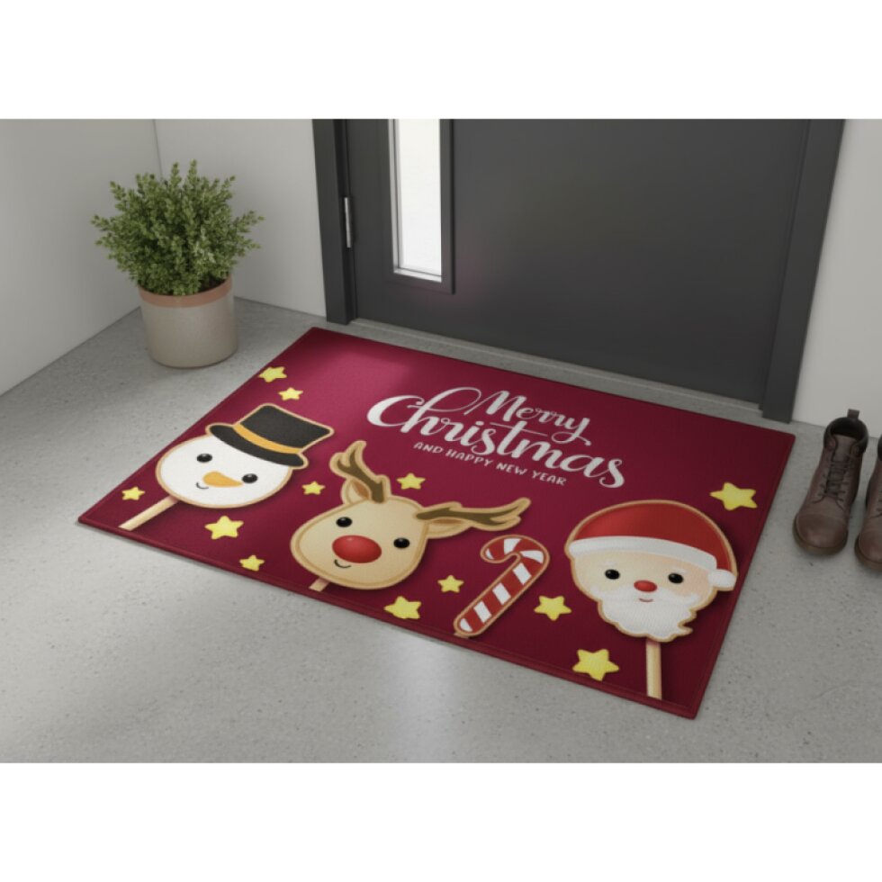 Vánoční rohožka - předložka CHRISTMAS TIME motiv VII. 60x90 cm Mybesthome