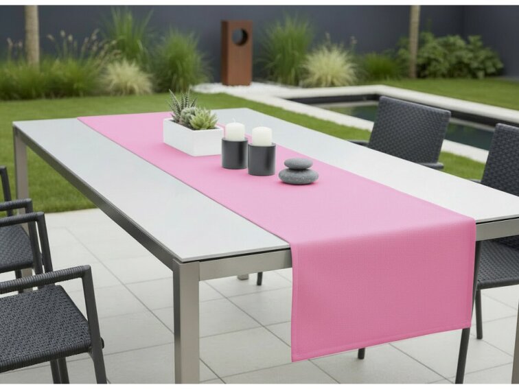Venkovní běhoun - ubrus RUNNER color 13 růžová, různé rozměry Mybesthome