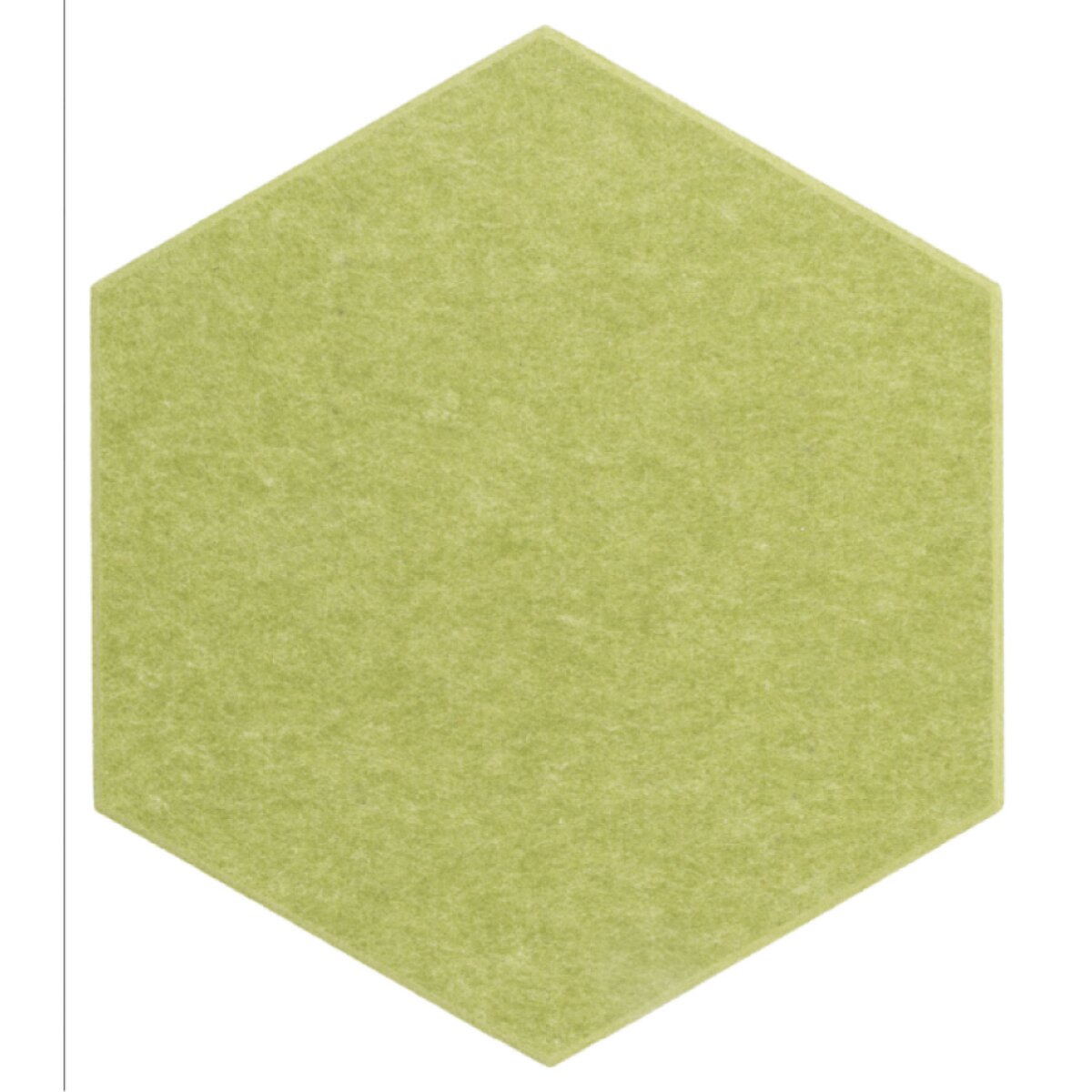 Dekorativní filcový nástěnný panel CROSS zelená 40x46 cm hexagon - sada 2 ks