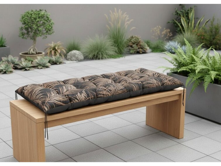 Prošívané sezení na lavici WILSON vzor 138 různé rozměry, polstr na zahradní lavici - sedák Mybesthome