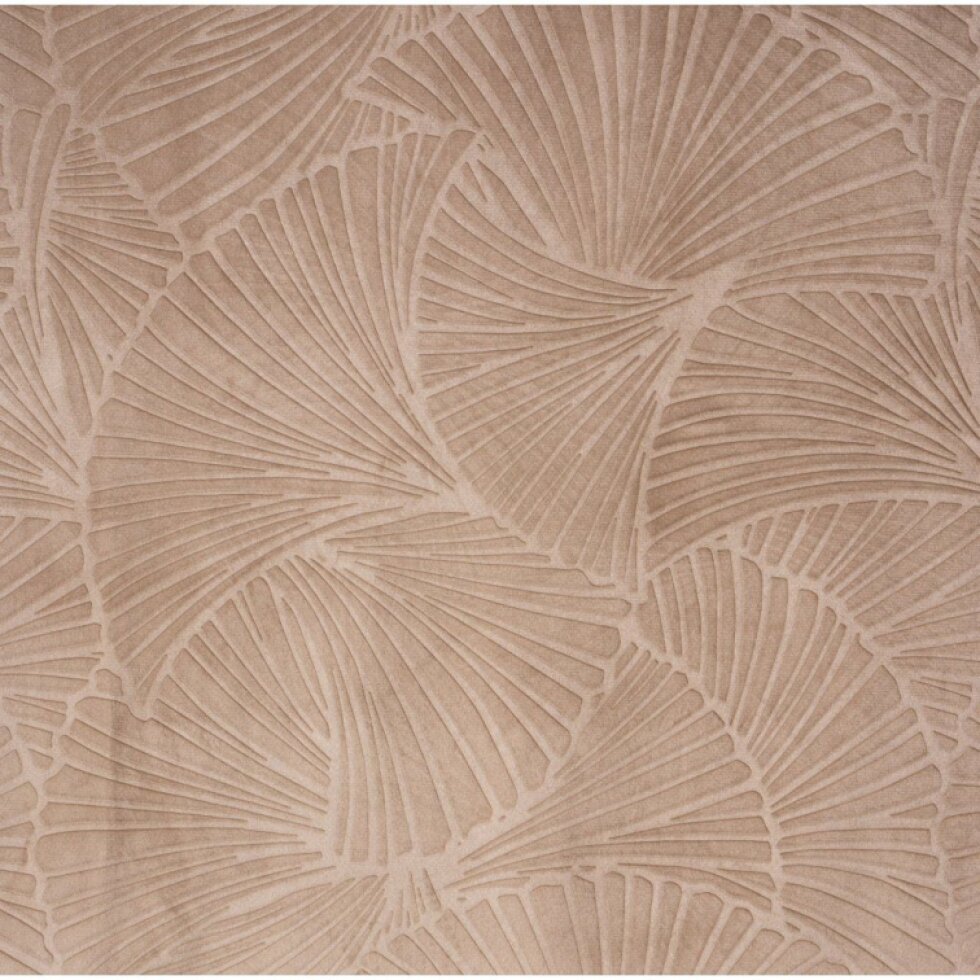 Dekorační široký závěs BILO taupe s řasící páskou 200x245 cm nebo 200x260 cm