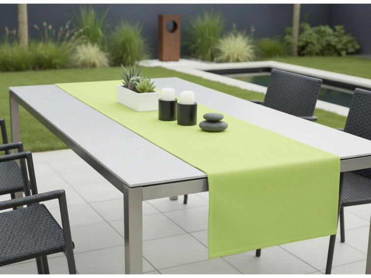 Venkovní běhoun - ubrus RUNNER color 20 pistáciová, různé rozměry Mybesthome