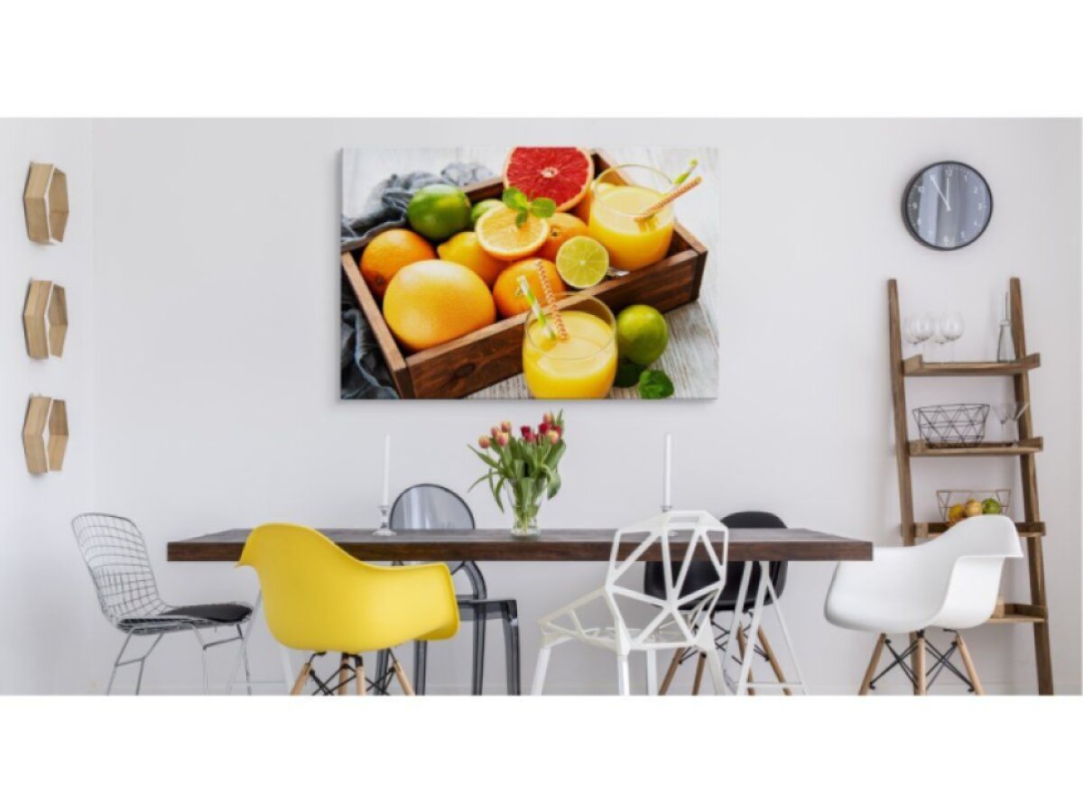 Moderní obraz na plátně do kuchyně Ošatka Citrusů