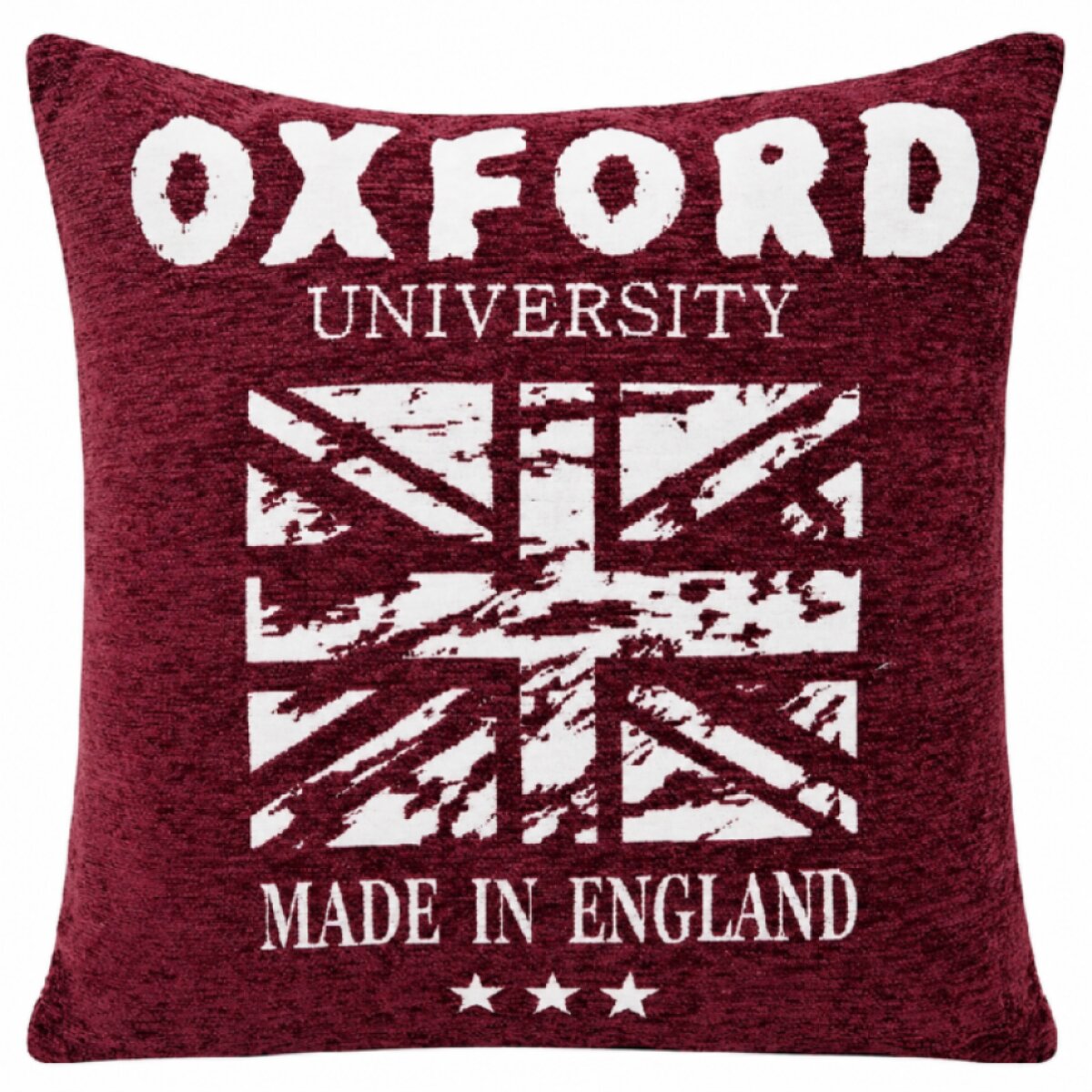 Povlak na polštář OXFORD 45x45 cm žinylka/gobelín vínová Mybesthome