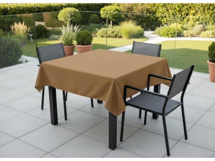 Venkovní čtvercový ubrus TERRA color 44 cappuccino, různé rozměry Mybesthome