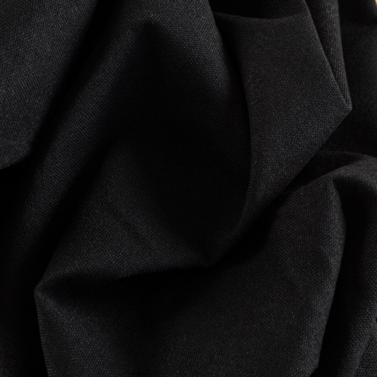 100% zatemňující závěs 140×250 cm SUPER BLACKOUT černý 039 s řasící páskou