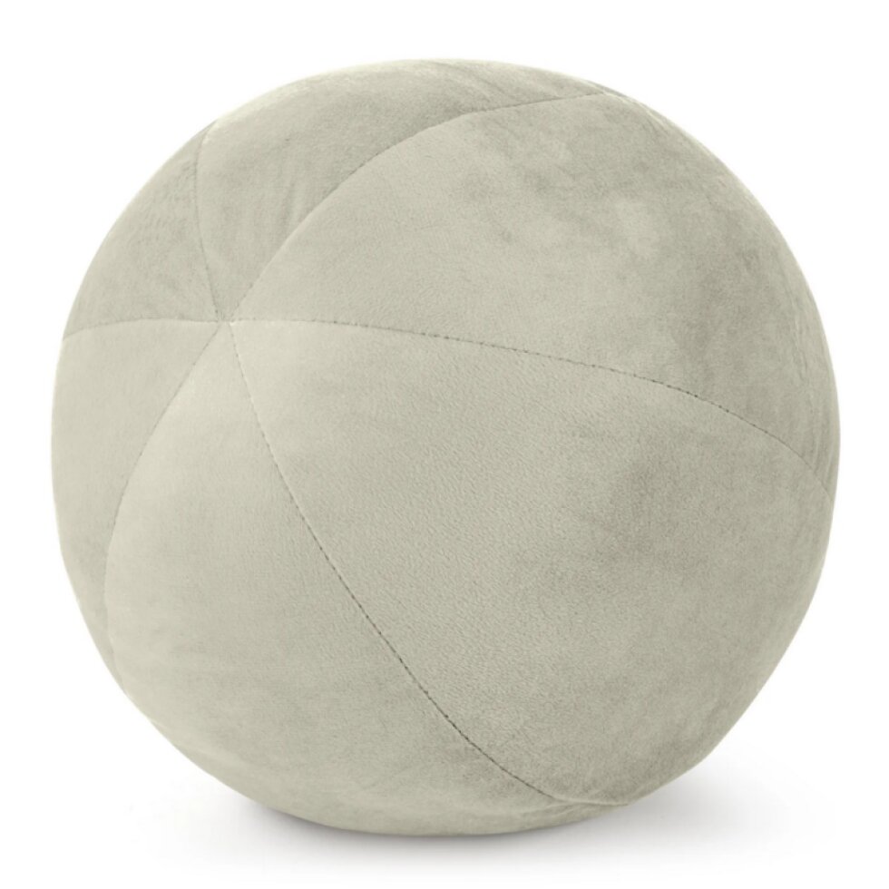 Dekorační polštářová koule - objímací polštář GAJANA krémová Ø 24 cm Mybesthome
