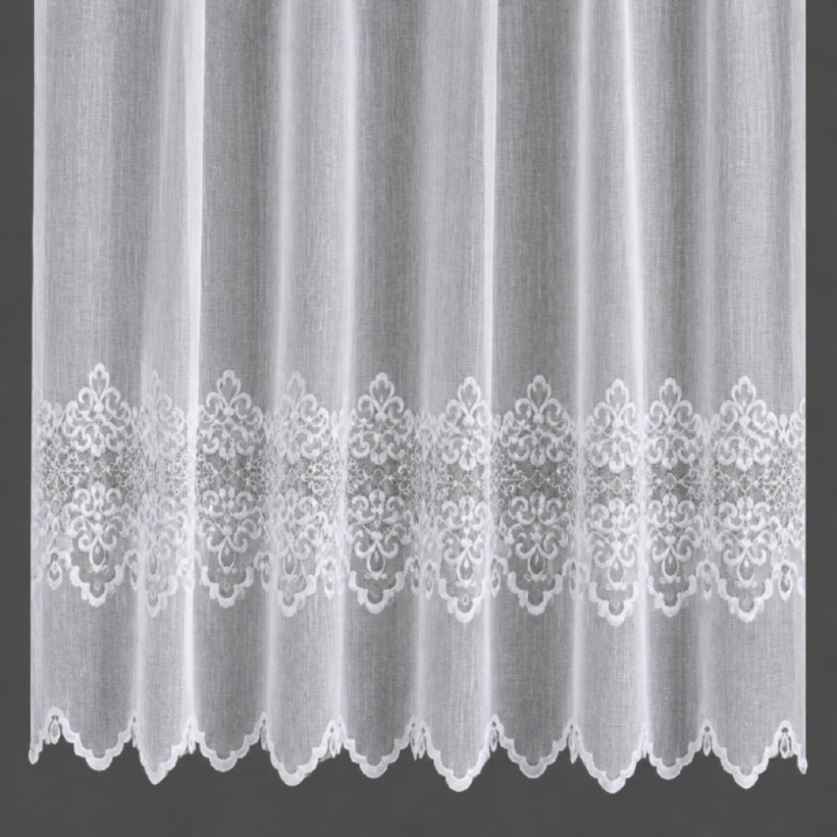 Dekorační krátká záclona na žabky MODESTA LINE 400x160 cm MyBestHome