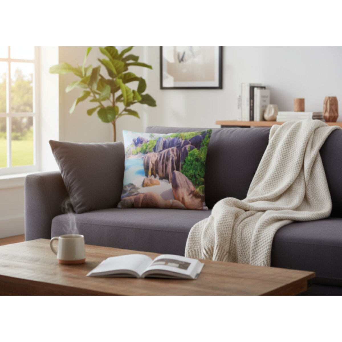 Povlak na polštář EXOTIC 40x40 cm skalnaté pobřeží MyBestHome