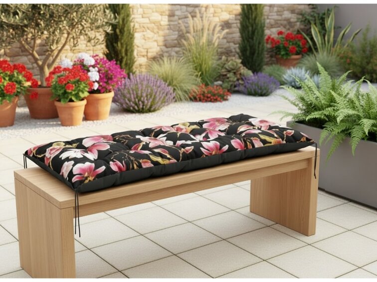 Prošívané sezení na lavici WILSON vzor 65 různé rozměry, polstr na zahradní lavici - sedák Mybesthome