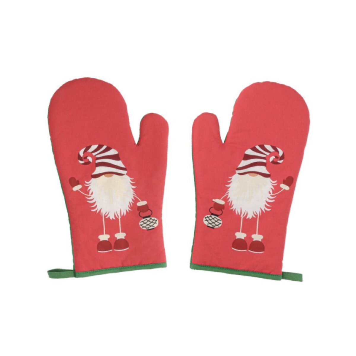 Vánoční kuchyňské rukavice FESTIVE XMAS GNOM 18x30 cm – 2 ks
