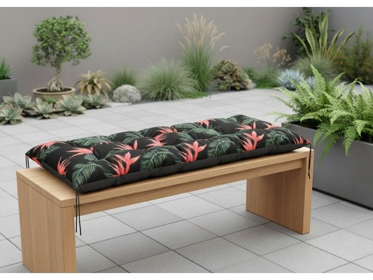 Prošívané sezení na lavici WILSON vzor 114 různé rozměry, polstr na zahradní lavici - sedák Mybesthome