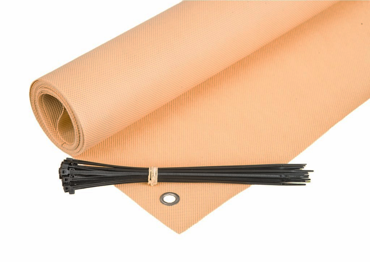 Balkonová zástěna OSLO béžová, výška 80 cm, šířka různé rozměry MyBestHome