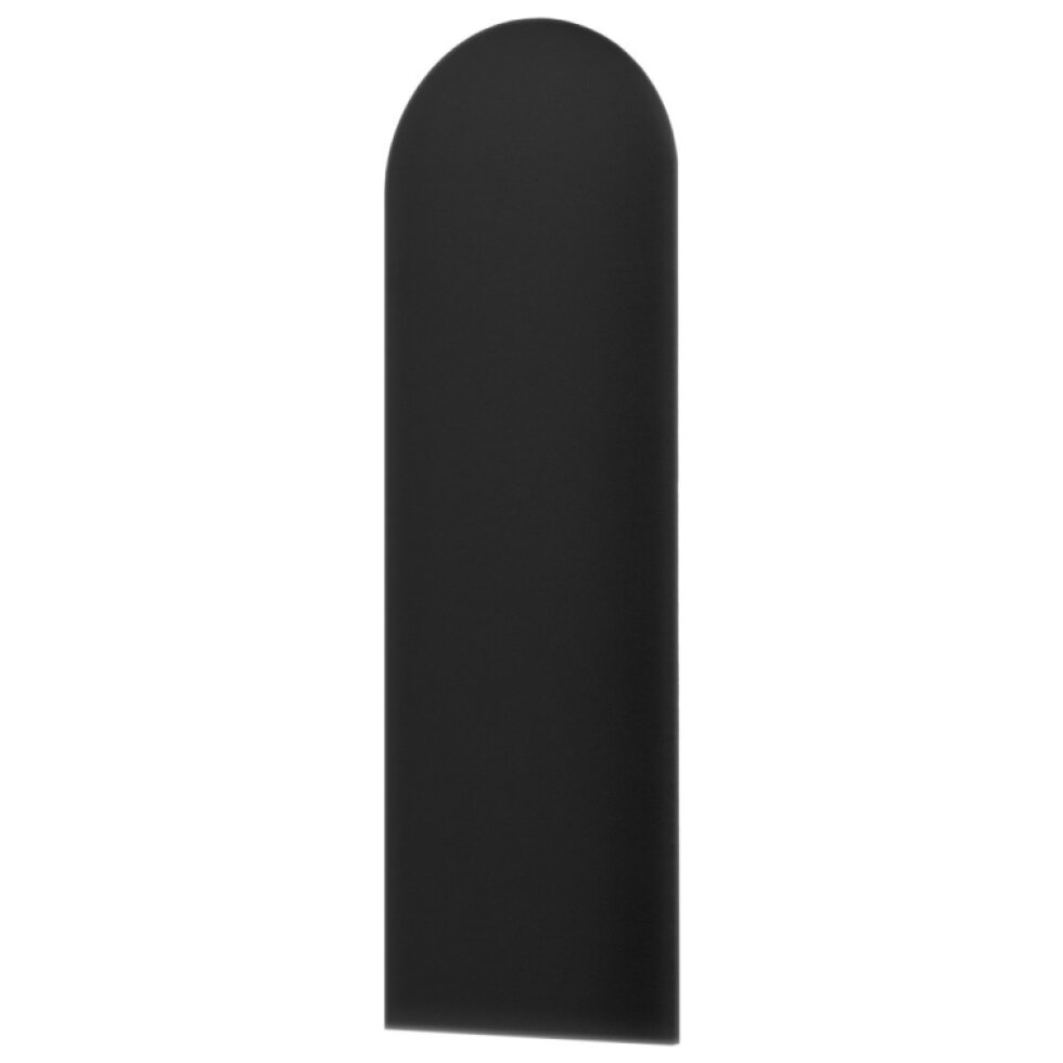 Čalouněný nástěnný panel s EKO KŮŽÍ různé rozměry x šířka 20 cm černá oblouk MyBestHome